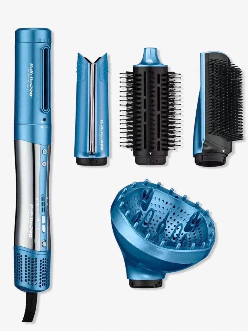 BaByliss Blue Multi-Style Nano Titanium Hair Styler Set